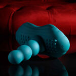 Playboy Pleasure HAVE A SEAT - Green USB Rechargeable Rideable Vibrator and Grinder Pad with Remote - Image 6