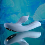 Playboy Pleasure IN BLOOM - Blue 23.5 cm USB Rechargeable Thrusting Tapping & Heating Dual Vibrator - Image 6