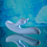 Playboy Pleasure IN BLOOM - Blue 23.5 cm USB Rechargeable Thrusting Tapping & Heating Dual Vibrator - Image 7