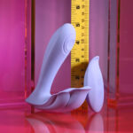 Playboy Pleasure LILAC FANTASY - Purple 13.5 cm USB Rechargeable Tapping Vibrator with Remote - Image 8
