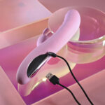 Playboy Pleasure RUB ME RIGHT - Pink 23.2 cm USB Rechargeable Thrusting Rabbit Vibrator - Image 9