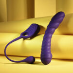 Playboy Pleasure TWISTED PLAYGROUND - Purple USB Rechargeable Vibrator and Cock Ring Kit - Image 5
