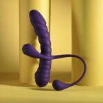 Playboy Pleasure TWISTED PLAYGROUND - Purple USB Rechargeable Vibrator and Cock Ring Kit - Image 6