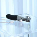 Playboy Pleasure BON VOYAGE - Black/Chrome 18.7 cm USB-C Rechargeable Tapping Vibrator - Image 9
