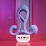 Playboy Pleasure FANTASY CAGE - Purple USB Rechargeable Vibrating Penis Sleeve - Image 2