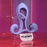 Playboy Pleasure FANTASY CAGE - Purple USB Rechargeable Vibrating Penis Sleeve - Image 7