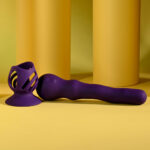 Playboy Pleasure WIGGLE IT - Purple 23.9 cm USB Rechargeable Wiggling Vibrator - Image 5
