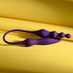 Playboy Pleasure THIS & THAT - Purple 60 cm USB Rechargeable Flexible Dual Ended Vibrator - Image 6
