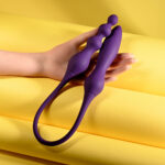 Playboy Pleasure THIS & THAT - Purple 60 cm USB Rechargeable Flexible Dual Ended Vibrator - Image 7