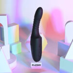 Playboy Pleasure OVERDRIVE - Black 28.2 cm USB Rechargeable Thrusting Vibrator - Image 6