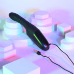Playboy Pleasure OVERDRIVE - Black 28.2 cm USB Rechargeable Thrusting Vibrator - Image 9