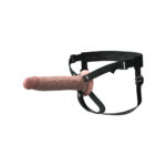 Fantasy X-Tensions Elite 9'' Silicone Hollow Strap-On - Flesh - Flesh 22.9 cm Hollow Strap-On - Image 5
