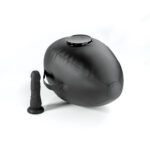 Fetish Fantasy Series Body Dock Inflatable Love Ball - Black Inflatable Cushion with Black 15.2 cm Dildo - Image 4