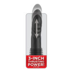 FFS Ultimate Silicone Thruster - Black - Black USB Rechargeable Thrusting Vibrator - Image 4