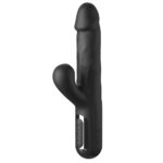 FFS Sonix Silicone Thruster - Black 22 cm USB Rechargeable Thrusting Vibrator with Flicking Clit Stim - Image 3