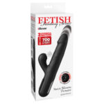 FFS Sonix Silicone Thruster - Black 22 cm USB Rechargeable Thrusting Vibrator with Flicking Clit Stim - Image 8