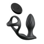 Anal Fantasy Elite Ass-Gasm Gyro-Milk Pro - Black USB Rechargeable Gyrating Butt Plug with Cock Ring - Image 3