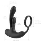 Anal Fantasy Elite Ass-Gasm intiMotion - Black USB Rechargeable Quad Motor Prostate Massager with Remote - Image 7