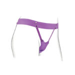 Fantasy For Her Ultimate Butterfly Strap-On - Purple USB Rechargeable Strap-On Stimulator - Image 2