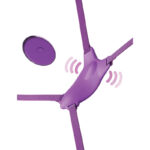 Fantasy For Her Ultimate Butterfly Strap-On - Purple USB Rechargeable Strap-On Stimulator - Image 3