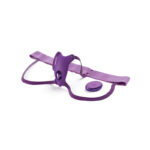 Fantasy For Her Ultimate Butterfly Strap-On - Purple USB Rechargeable Strap-On Stimulator - Image 5