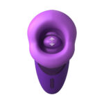 Fantasy For Her Pleasure Sucker - Purple USB Rechargeable Sucking, Licking & Vibrating Stimulator - Image 4