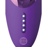 Fantasy For Her Pleasure Sucker - Purple USB Rechargeable Sucking, Licking & Vibrating Stimulator - Image 5