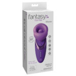 Fantasy For Her Pleasure Sucker - Purple USB Rechargeable Sucking, Licking & Vibrating Stimulator - Image 8