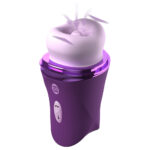 Fantasy For Her Lush Kiss Plush - Purple - Purple USB Rechargeable Licking & Sucking Stimulator - Image 2