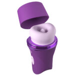 Fantasy For Her Lush Kiss Plush - Purple - Purple USB Rechargeable Licking & Sucking Stimulator - Image 3