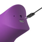 Fantasy For Her Lush Kiss Plush - Purple - Purple USB Rechargeable Licking & Sucking Stimulator - Image 6