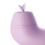 Fantasy For Her G-Touch Pulse Pro - Purple - Purple 23.4 cm USB Rechargeable Rabbit Vibrator with Flicking Shaft and Tip - Image 4
