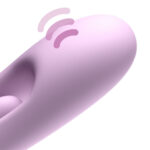 Fantasy For Her G-Touch Pulse Pro - Purple - Purple 23.4 cm USB Rechargeable Rabbit Vibrator with Flicking Shaft and Tip - Image 5