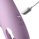 Fantasy For Her G-Touch Pulse Pro - Purple - Purple 23.4 cm USB Rechargeable Rabbit Vibrator with Flicking Shaft and Tip - Image 7