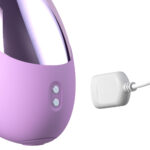 Fantasy For Her intiMotion Flutter Pro - Purple 20.6 cm USB Rechargeable Rabbit Vibrator with Pulsating Tip - Image 6