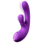 Fantasy For Her intiMotion G-Pro - Purple - Purple 21.2 cm USB Rechargeable Rabbit Vibrator - Image 2