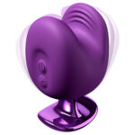 Fantasy For Her Luv Bites - Purple - Purple USB Rechargeable Vibrating & Biting Stimulator - Image 2
