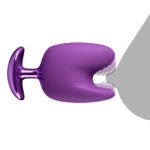 Fantasy For Her Luv Bites - Purple - Purple USB Rechargeable Vibrating & Biting Stimulator - Image 3