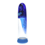 PUMPED Aqua-Pro Auto Pump - Blue - Blue/Clear USB Rechargeable AI-Enabled Submersible Auto Penis Pump - Image 3