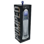 PUMPED Aqua-Pro Auto Pump - Grey - Grey/Clear USB Rechargeable AI-Enabled Submersible Auto Penis Pump - Image 5