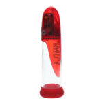 PUMPED Aqua-Pro Auto Pump - Red - Red/Clear USB Rechargeable AI-Enabled Submersible Auto Penis Pump - Image 3