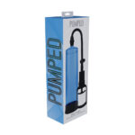PUMPED Basic Pump 2 - Blue - Blue Penis Pump - Image 3