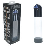 PUMPED Automatic Waterproof Pump - Gun Metal - Gunmetal/Clear USB Rechargeable Automatic Penis Pump