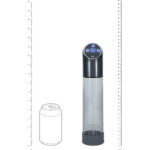 PUMPED Automatic Waterproof Pump - Gun Metal - Gunmetal/Clear USB Rechargeable Automatic Penis Pump - Image 3