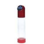 PUMPED Automatic Waterproof Pump - Metal Red - Red/Clear USB Rechargeable Automatic Penis Pump - Image 2