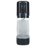 PUMPED UltraLift Automatic Masturbator - Gunmetal Grey/Clear USB Rechargeable Auto Masturbator - Image 2
