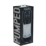 PUMPED UltraLift Automatic Masturbator - Gunmetal Grey/Clear USB Rechargeable Auto Masturbator - Image 4