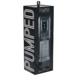 PUMPED Vortex - Gunmetal - Gunmetal Grey/Clear USB Rechargeable Sucking Rotating and Thrusting Auto Masturbator - Image 7