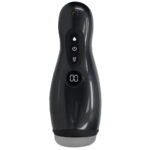 PUMPED Virtuo - Gunmetal - Gunmetal Grey/Clear USB Rechargeable Sucking And Vibrating Auto Masturbator - Image 2