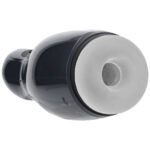 PUMPED Virtuo - Gunmetal - Gunmetal Grey/Clear USB Rechargeable Sucking And Vibrating Auto Masturbator - Image 5